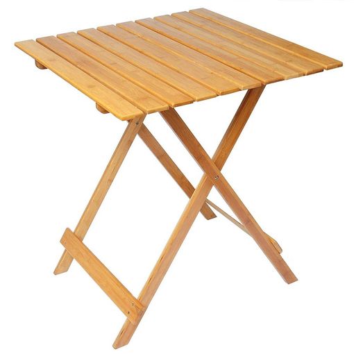 Mesa Plegable De Madera Jardin Casa