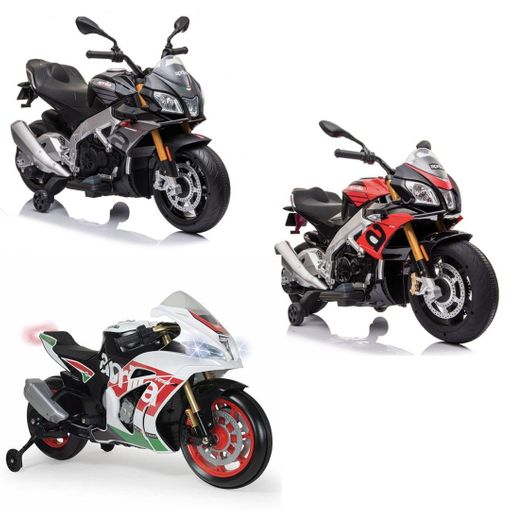 Moto Eléctrica Niños +3 Años 12v Con 2 Ruedas Auxiliares Verde Homcom con  Ofertas en Carrefour