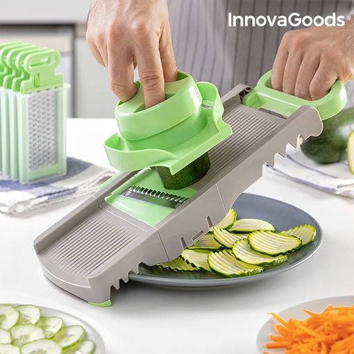 Cortador De Verduras, Rallador Y Mandolina Innovagoods Con Recetas Y  Accesorios con Ofertas en Carrefour