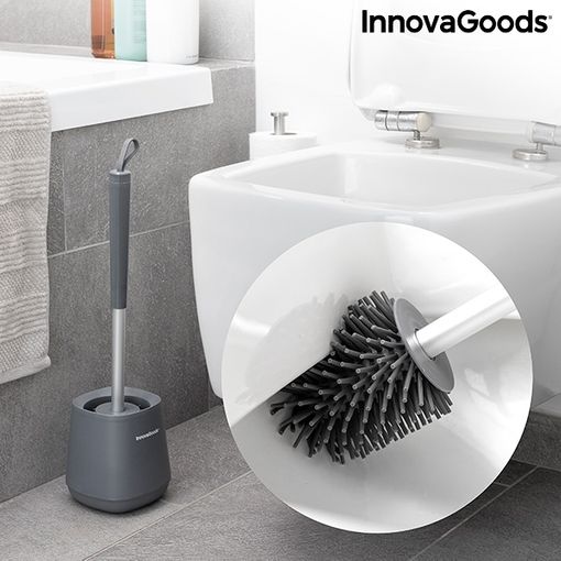 Escobilla De Goma Para El Inodoro Kleanu Innovagoods Home Houseware con  Ofertas en Carrefour