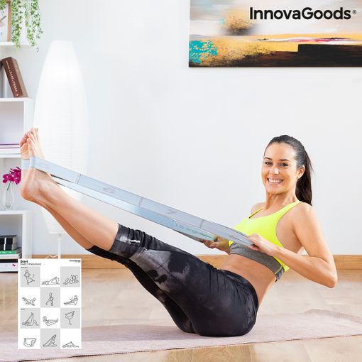 Bandas Elasticas Fitness De Goma Para Resistencia Terapia Yoga