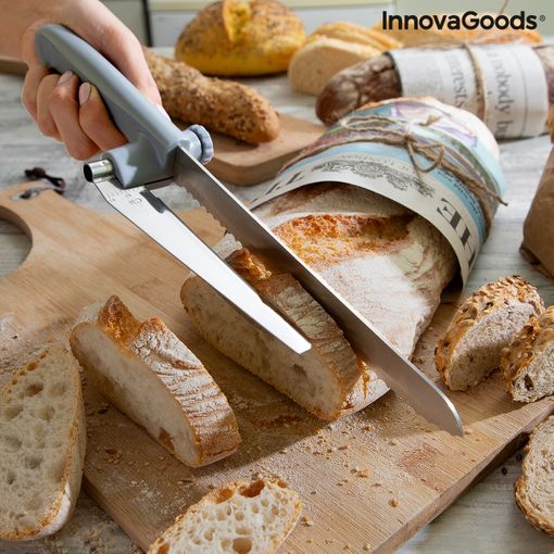 Cuchillo De Pan Con Guía De Corte Regulable Kutway Innovagoods con Ofertas  en Carrefour