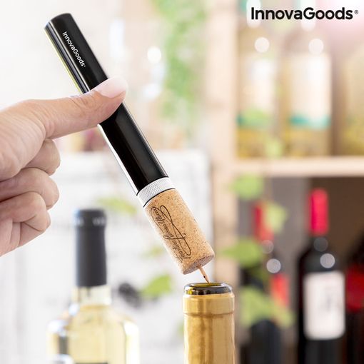 Sacacorchos Eléctrico con Accesorios para Vino Corking InnovaGoods