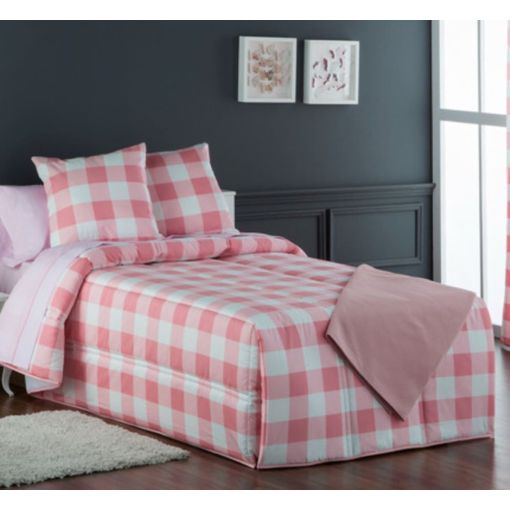 Edredón Nórdico Estampado Cama 150/160cm Dibly Reversible Rosa Donegal  Collections con Ofertas en Carrefour