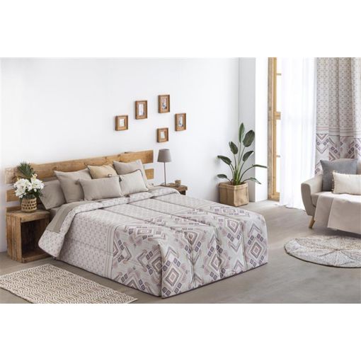 Edredon Conforter Jacquard Suances Rosa Para Cama De 150 Cm con Ofertas en  Carrefour