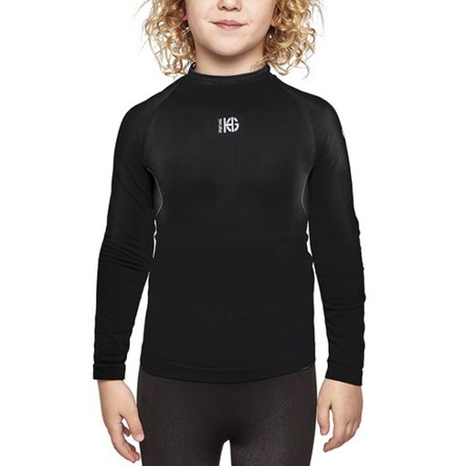 Camiseta térmica para niños Sport HG Eleven Negro M