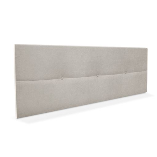 Cabecero De Polipiel Con Botones 135x105cm Con Patas Camas 120/135 - Blanco  Hueso con Ofertas en Carrefour