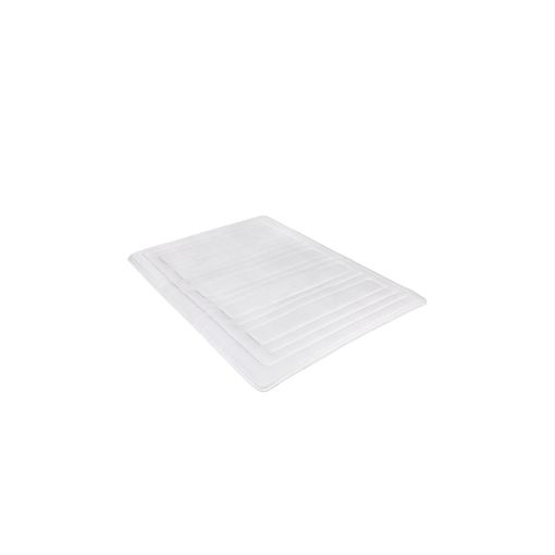 Topper/sobrecolchón Viscoelástico Memory Foam Aloe Vera 200 X 190 X 3 Cm  Blanco Vipalia con Ofertas en Carrefour