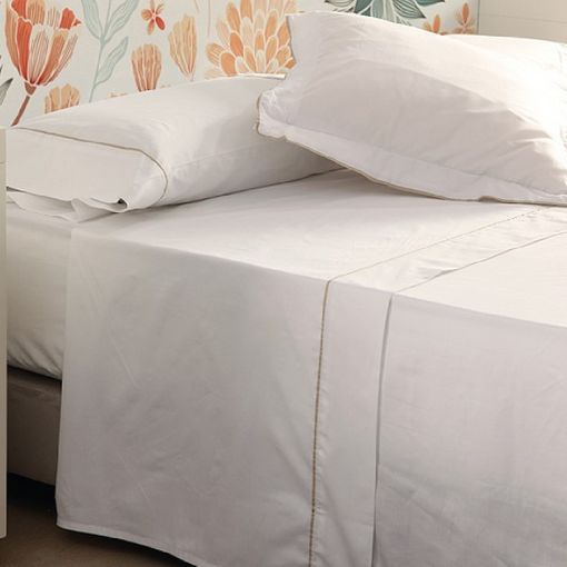 Sábana Encimera Hostelería 100% Algodón con la mejor oferta Color Blanco  Medidas Cama 90 cm