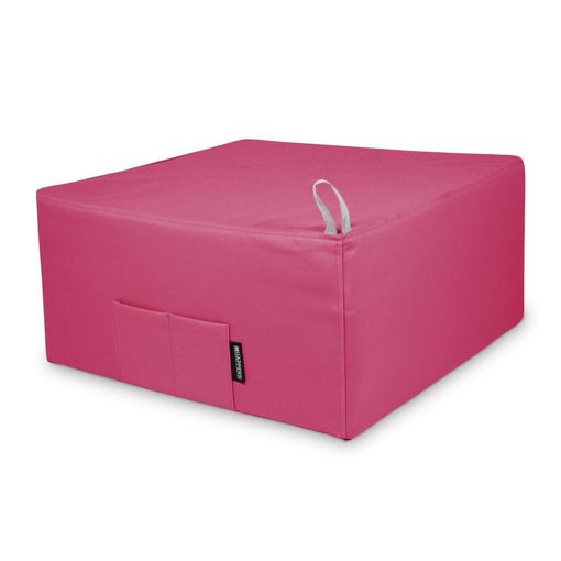 Puff Cama Individual Para Una Persona Polipiel Fucsia Happers