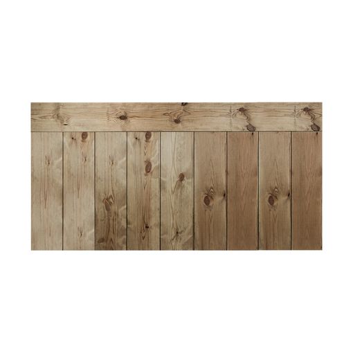 Cabecero Horizontal Recto Madera Natural Flandes 100x60cm - Cama 80/90 con  Ofertas en Carrefour