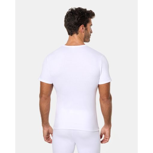 Camiseta Termal Manga Corta Cuello Redondo De Fibra Abanderado
