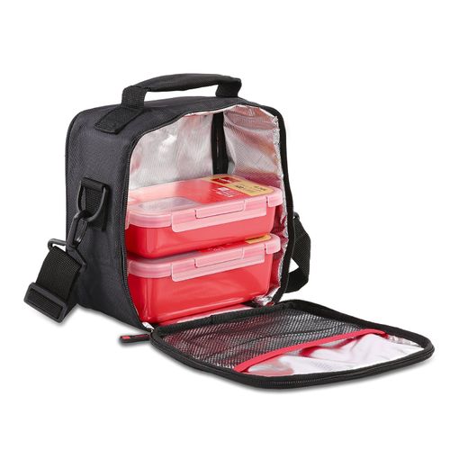 Valira Compact - Bolsa Térmica Porta Alimentos Plegable. Incluye 2 Recipientes Rojos con Ofertas en | Las mejores ofertas de Carrefour