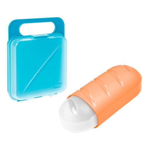 Plastic Forte - Pack de Porta Bocadillos y Porta Sándwich Reutilizables.  Lima