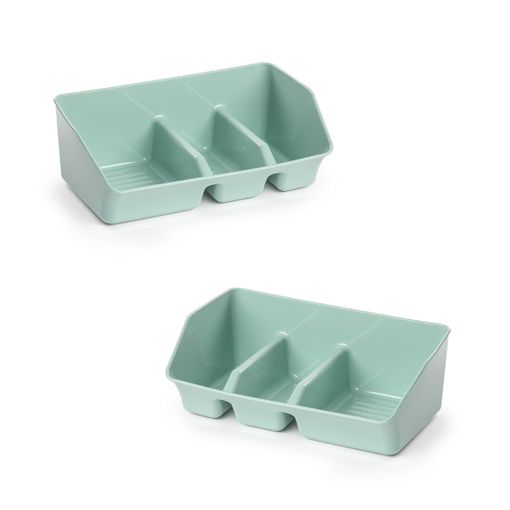 Plastic Forte - Juego De 2 Organizadores De Nevera Handy Frigo  Transparentes Con Asa con Ofertas en Carrefour