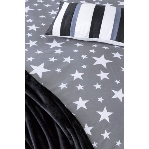 Cotton Artean - Juego De Sabanas Lines Ii Cama De 135 X 190/200. 100%  Algodón. con Ofertas en Carrefour