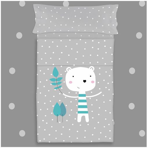 Juego De Sabanas Infantil / Juvenil Moon Pink Cama De 90 X 190/200