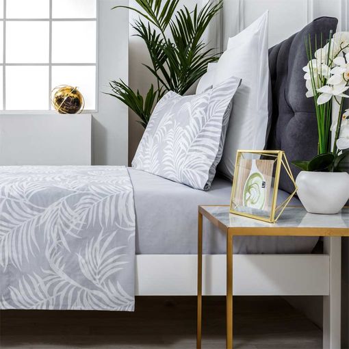 Juego De Sábanas Carnaby Gris Algodón Poliéster Multicolor Cama 150 con  Ofertas en Carrefour