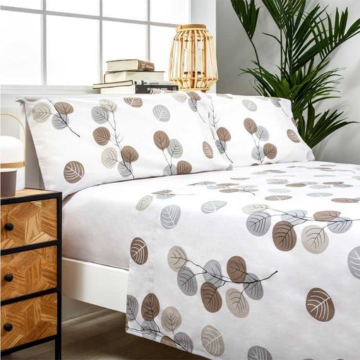 Juego De Hondarribia 100% Algodón Orgánico Gris 240x260 Cama 150 con Ofertas en | Ofertas Carrefour Online