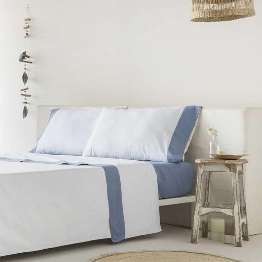 Sábana algodón orgánico. Cama 135-140cm., Ropa de cama y textil para  dormitorio