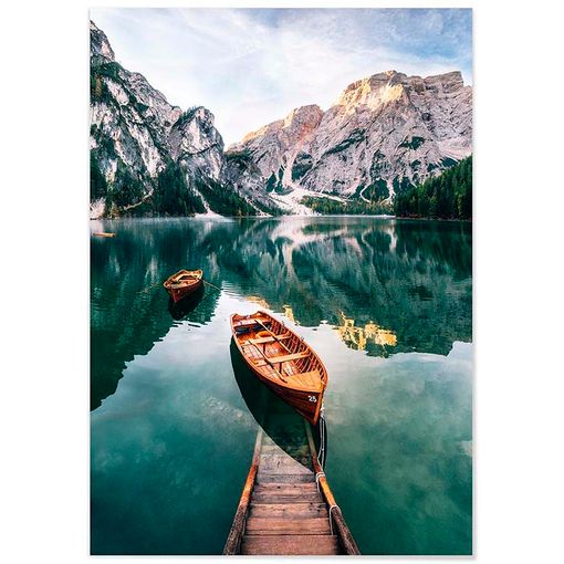 Panorama® Lienzo Lago De Braises Italia 100 X 70 Cm