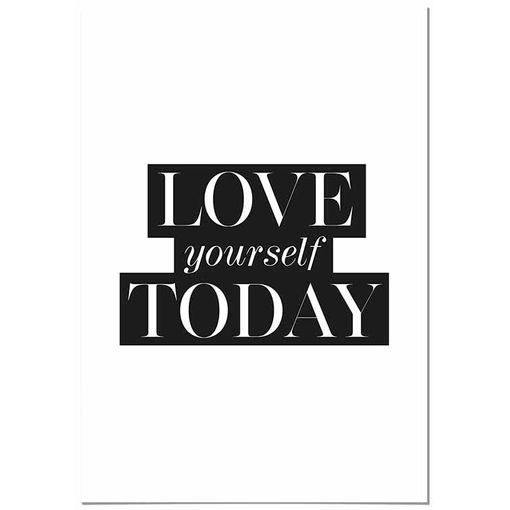 Panorama® Póster Love Yourself Today 50x35cm, Impreso En Papel, Cuadro  Frases Positivas De 250gr, Póster Pared, Cuadros Decoración Salón, Cuadros Para Dormitorio, Póster Decorativos con Ofertas en Carrefour