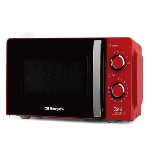 Microondas orbegozo gran gourmet borde rojo 900w grill 23 litros