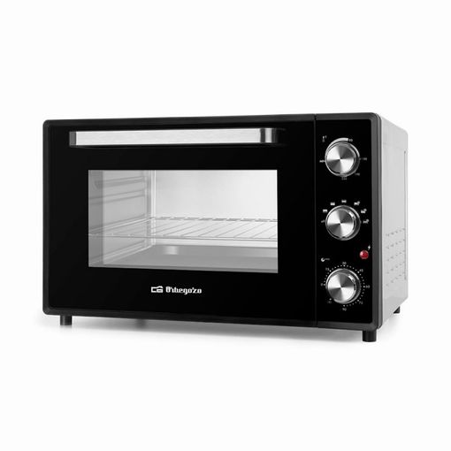 Romo. Horno Eléctrico Sobremesa Convención Y Rustidor 60l. 2500w.  Temperatura Hasta 230ºc, Temporizador Con Apagado 60min. Negro con Ofertas  en Carrefour