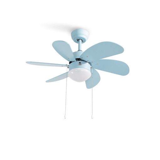 VENTILADOR TECHO CON LUZ Y MANDO DISTANCIA (90 cm)