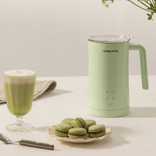Espumador Calentador De Leche - Milk Frother Studio - Verde Pastel