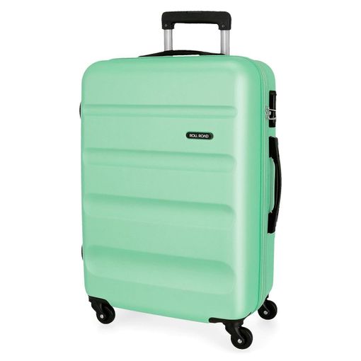 Maleta Grande Rígida 75cm Roll Road Flex Turquesa