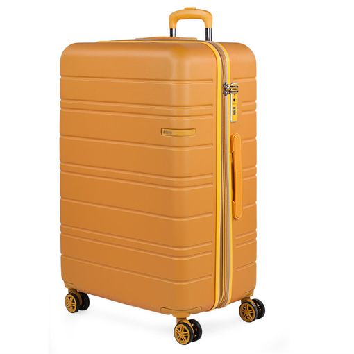 Maleta De Viaje Grande Abs Trolley 75 Cms Rígida 4 Ruedas 771170 Amarillo  con Ofertas en Carrefour