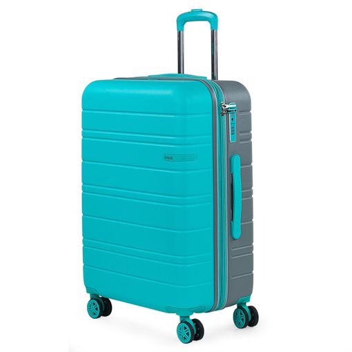 Maleta De Viaje Mediana Extensible Abs Trolley 60cm 4 Ruedas Dobles Tsa Turquesa-pl con en | Ofertas Carrefour Online