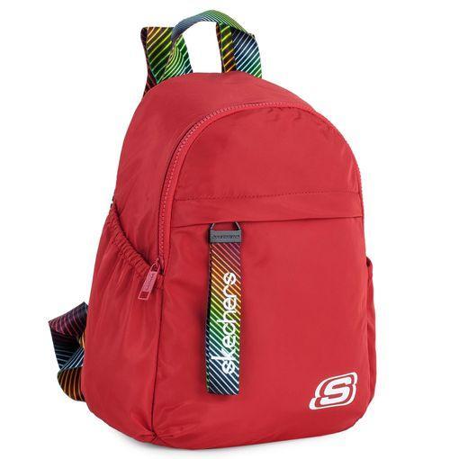 Mochila Pequeña Mujer Con Bolsillo Interior Tablet S895 Rojo