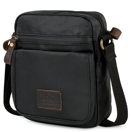 Bolso Bandolera De Lona Para Hombre