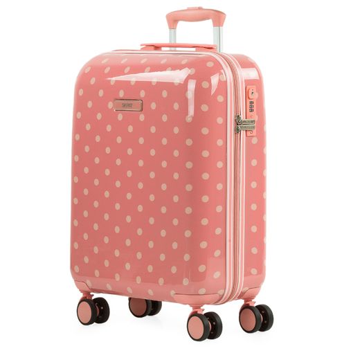 Maleta Cabina Polipropileno Trolley Viaje 55cm 4 Ruedas Candado Tsa 760350  Granate con Ofertas en Carrefour