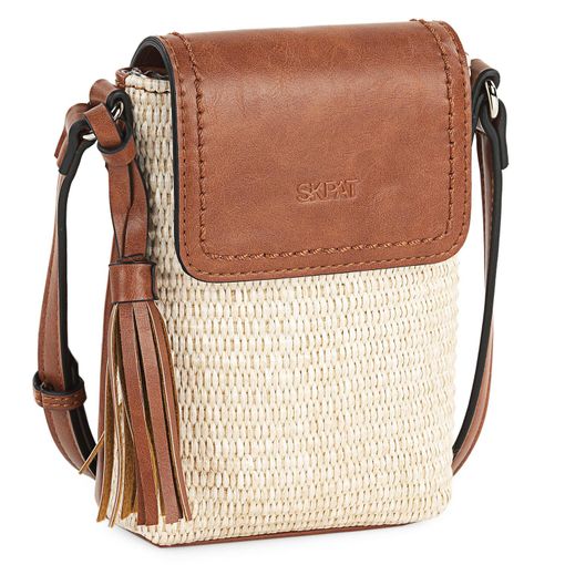 Bolso Pequeño Para Movil Mujer Con Bandolera Asa Larga Regulable Marca  Skpat 313621 Blanco con Ofertas en Carrefour