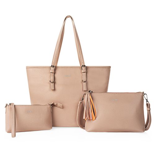 Set Bolso Bandolera Y Bolso De Mano Para Mujer 316415 Marron con Ofertas en  Carrefour