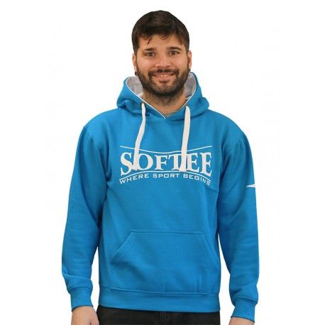 Surf Monkey Sudadera AlgodÃ³n orgÃ¡nico azul GOTS con diseÃ±o estampado en  el pecho para hombre - surfing the basque country Talla M