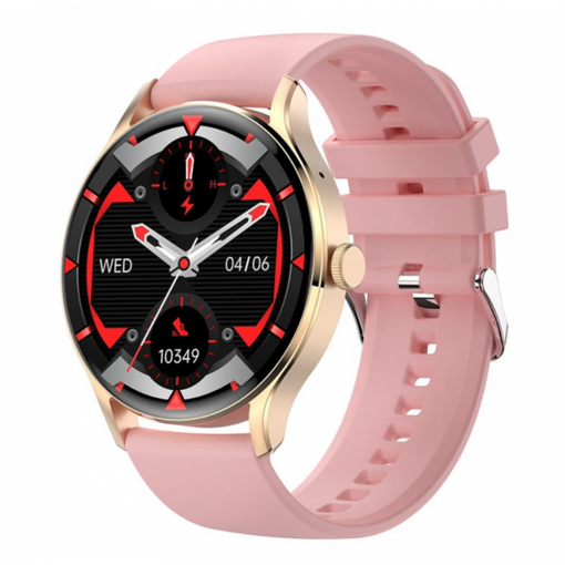 Reloj Inteligente Smart Watch Sw-hk33 Para Hombre Y Mujer, Con Llamadas Y Notificaciones Rosa Smartek