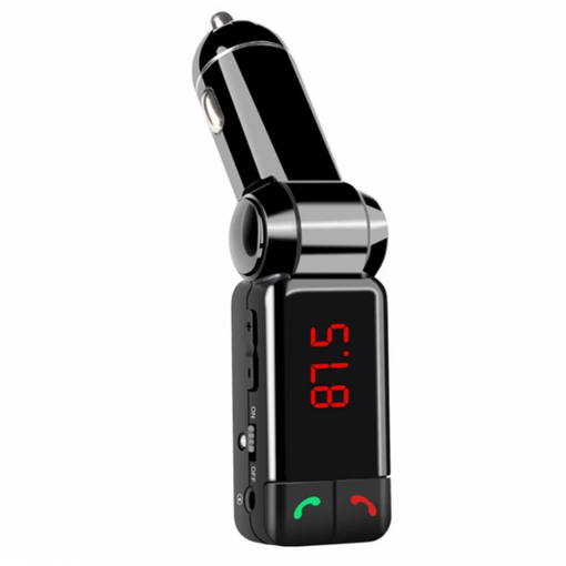 Transmisor FM bluetooth para mechero de coche, manos libres