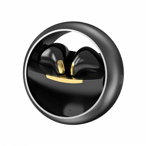 Auriculares Inalámbricos Smartek Tws Micrófono Bluetooth 5.0 Negro-dorado  Con Funda con Ofertas en Carrefour