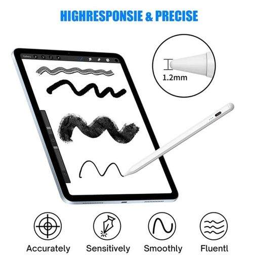 Lápiz Táctil Tablet Klack® Compatible Iphone, Android, Air, Ipad, Universal  con Ofertas en Carrefour