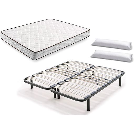 Pack 2 Patas Abatibles para Somier - 105 cm - Ideales para Cama