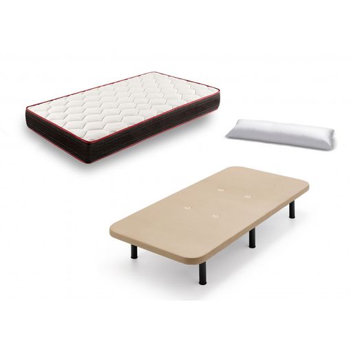 Cama Completa - Colchón Flexitex + Somier Basic + 4 Patas De 26cm, 90x180  Cm con Ofertas en Carrefour