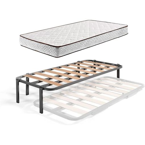 Somier Superior de Cama Nido con 6 Patas + Colchón Flexitex con