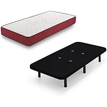 Cama Completa - Colchón Flexitex + Somier Lama Ancha + 4 Patas De 26cm,  80x190 Cm con Ofertas en Carrefour