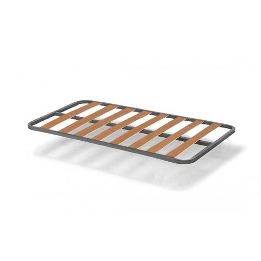 Somier 80x180 Cm Multiláminas Con Reguladores Lumbares Tubo Acerado 40x30  Mm Láminas De Haya Antideslizantes + 4 Patas Cilíndricas De 32 Cm. con  Ofertas en Carrefour