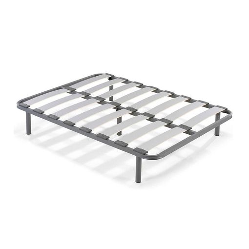 Somier 120x180 Cm Lama Curva Reforzada Tubo Acerado 40x30 Mm Láminas De  Haya Antideslizantes + 5 Patas Cilíndricas De 32 Cm. con Ofertas en  Carrefour