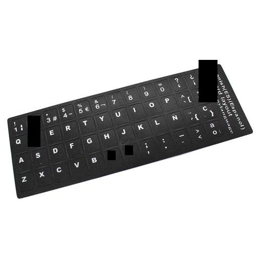 Pegatina Para Convertir Teclado En Idioma Español / Castellano Negro con  Ofertas en Carrefour